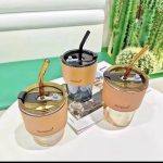 Slub cup with straw - Image 4