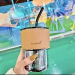 Slub cup with straw - Image 3
