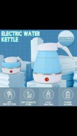 Foldable electric kettle