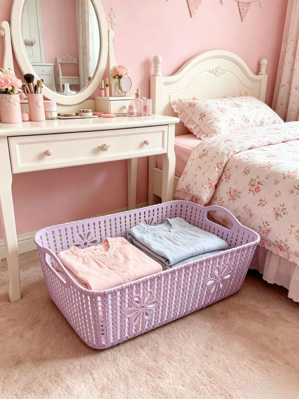 281304ac-a41c-43bf-99bf-d0ff3bbc7ecc Large woven basket - Image 1
