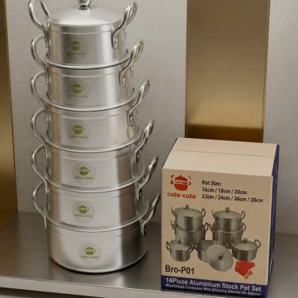 7pcs aluminum pot cotocoto